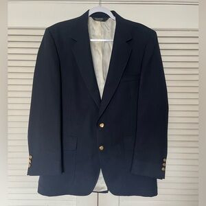 Vintage Stuart Edward Navy and Gold Sport Coat Blazer Men’s